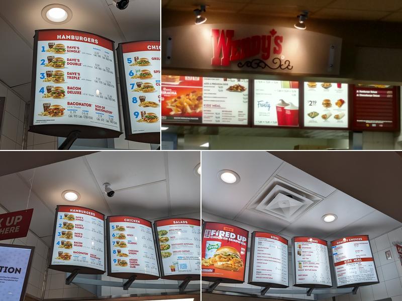 Wendy's Menu