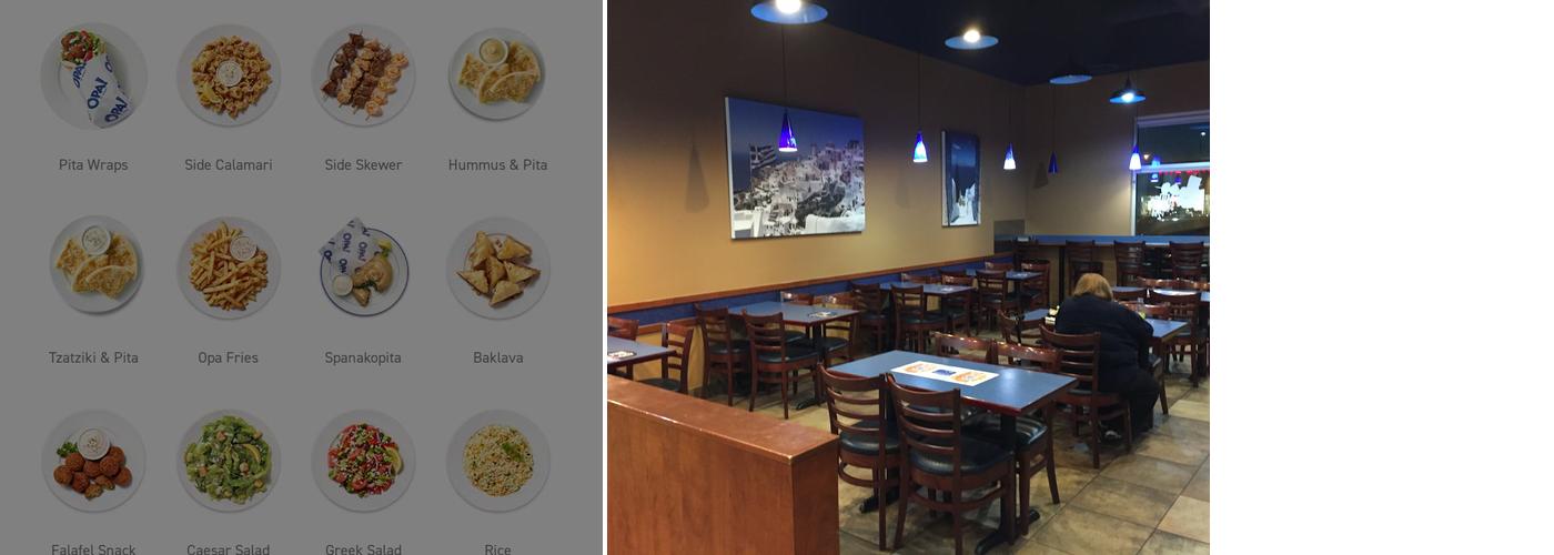 Opa! Of Greece Grasslands at Harbour Landing Menu