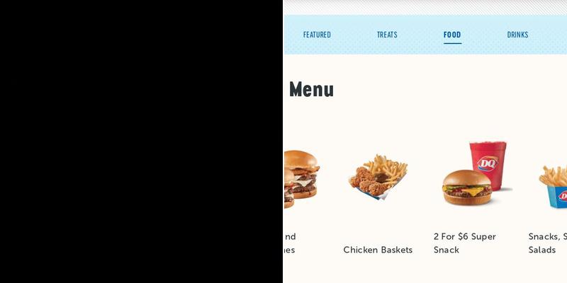 Dairy Queen Grill & Chill Menu