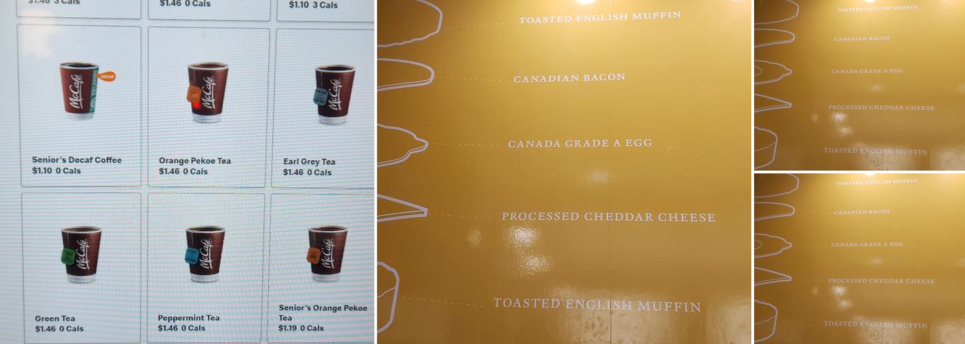 McDonald's Menu