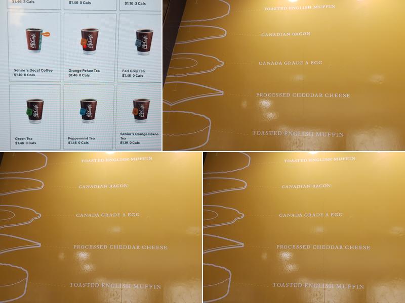 McDonald's Menu