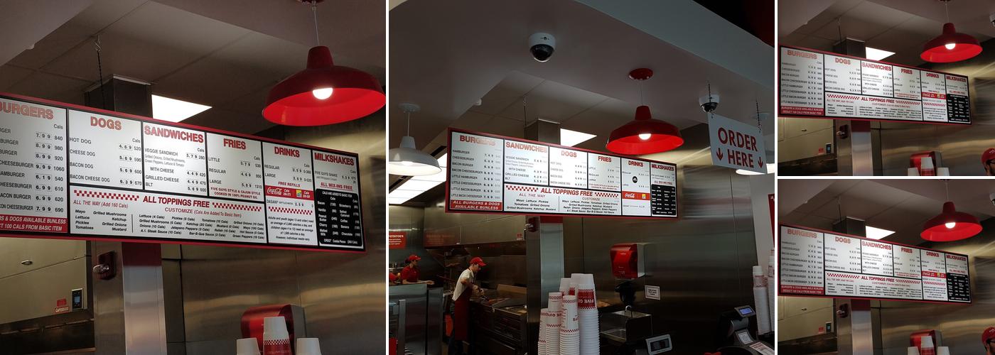 Five Guys Menu