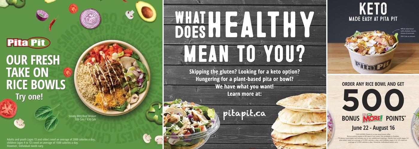 Pita Pit Menu