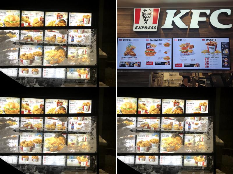 KFC Menu