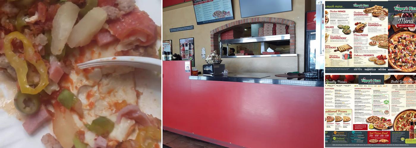 Topper's Pizza - Sudbury Regent Street Menu