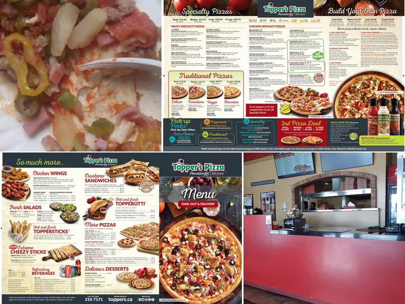 Topper's Pizza - Sudbury Regent Street Menu