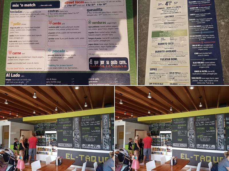 El Taquero - Tacos, Tequila & Catering Menu