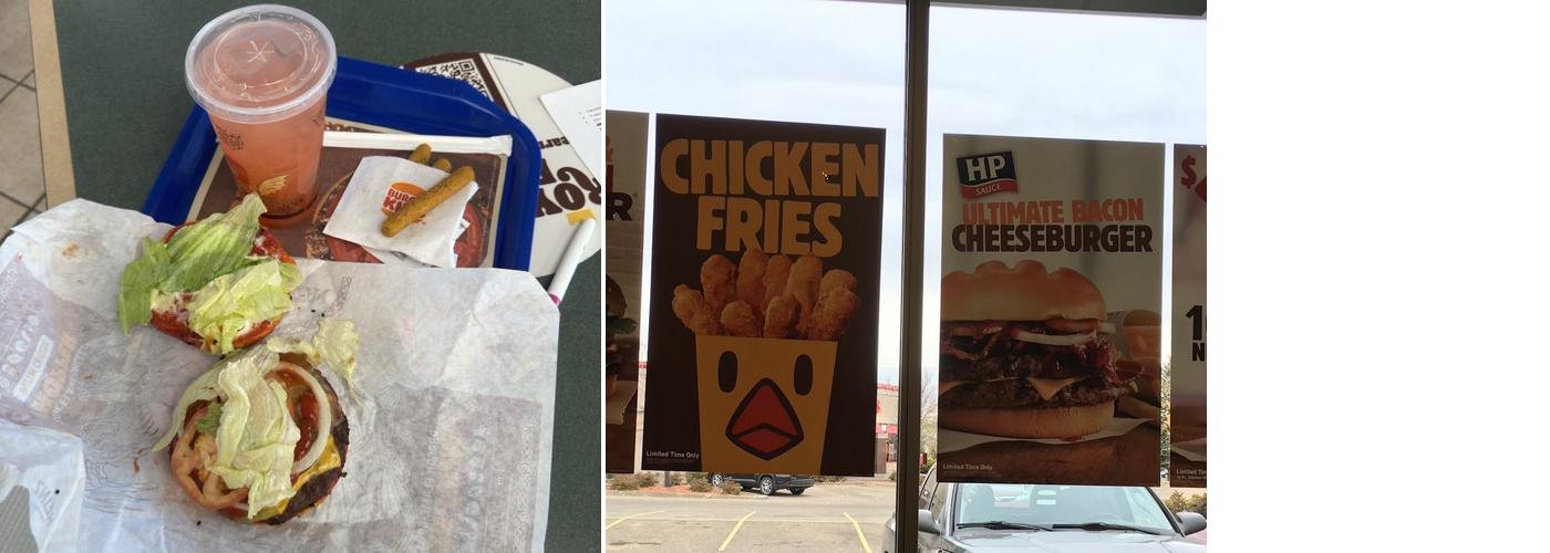 Burger King Menu
