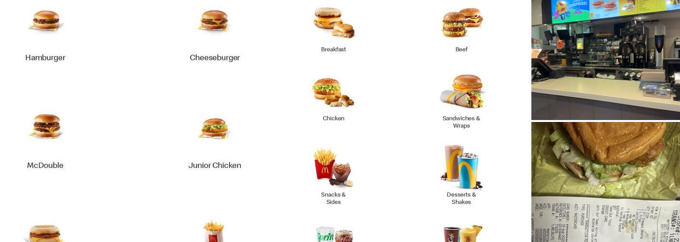 McDonald's Menu