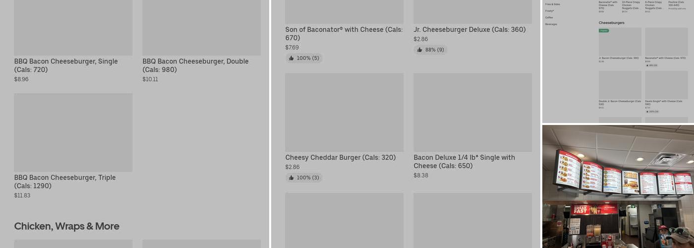 Wendy's Menu