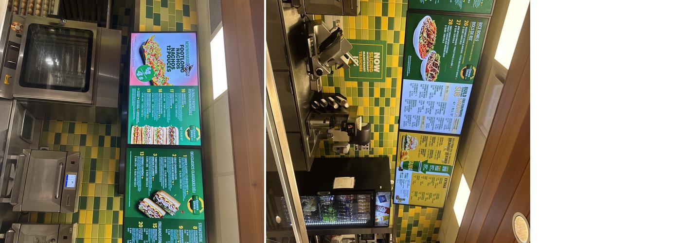 Subway Menu
