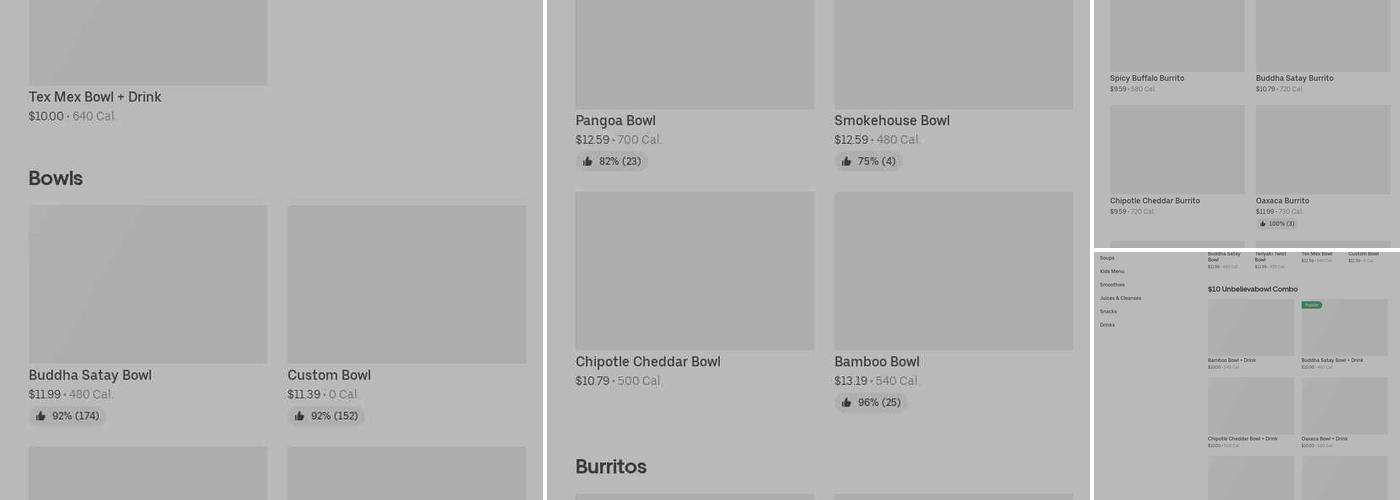 Freshii Menu