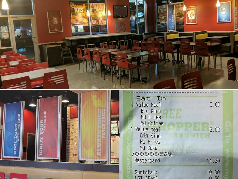 Burger King Menu