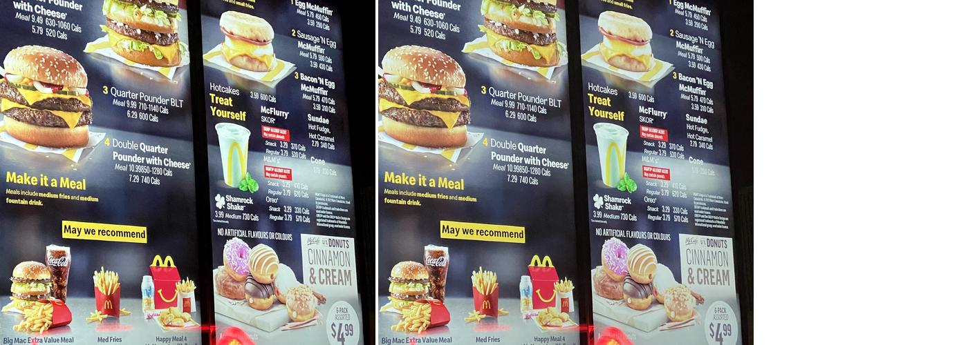 McDonald's Menu