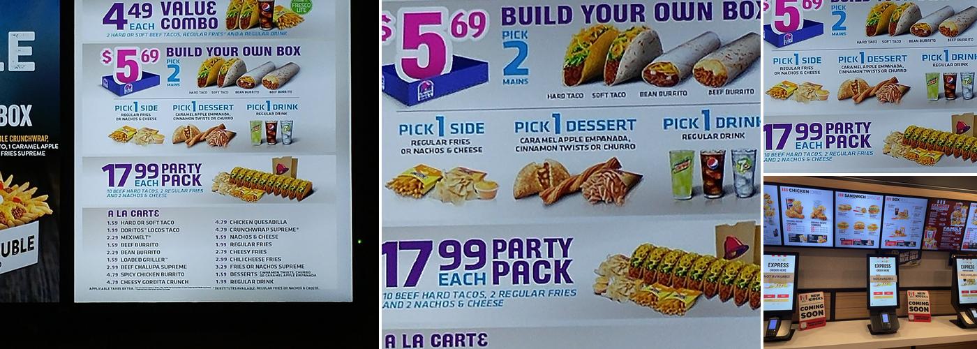 KFC Menu