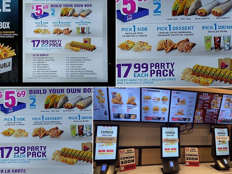 KFC Menu