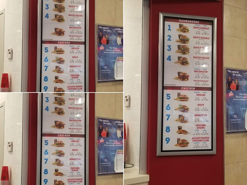 Wendy's Menu