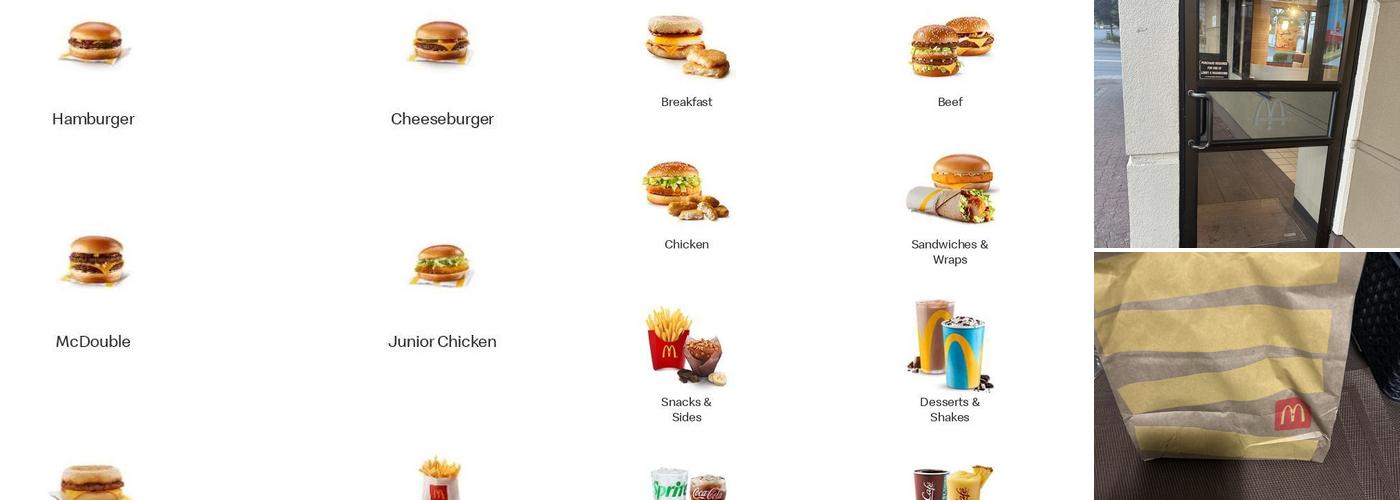 McDonald's Menu