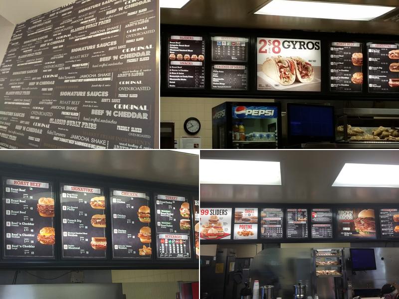 Arby's Menu