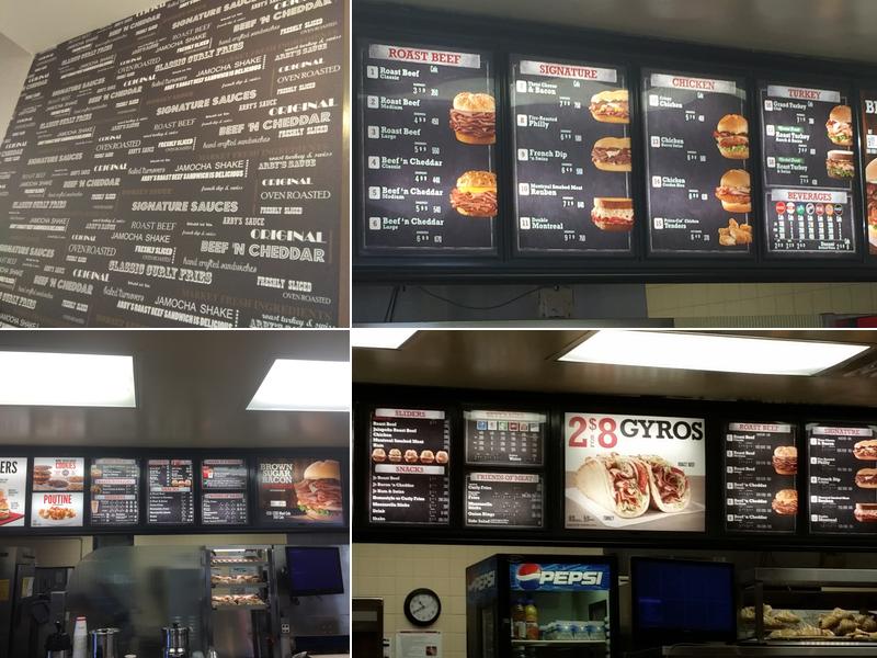 Arby's Menu