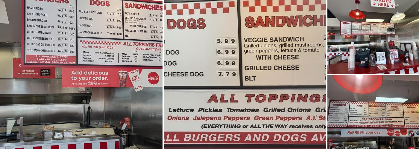 Five Guys Menu