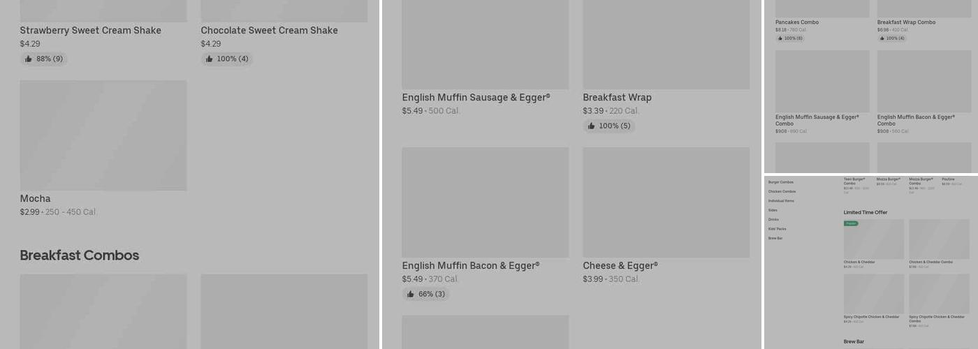 A&W Canada Menu