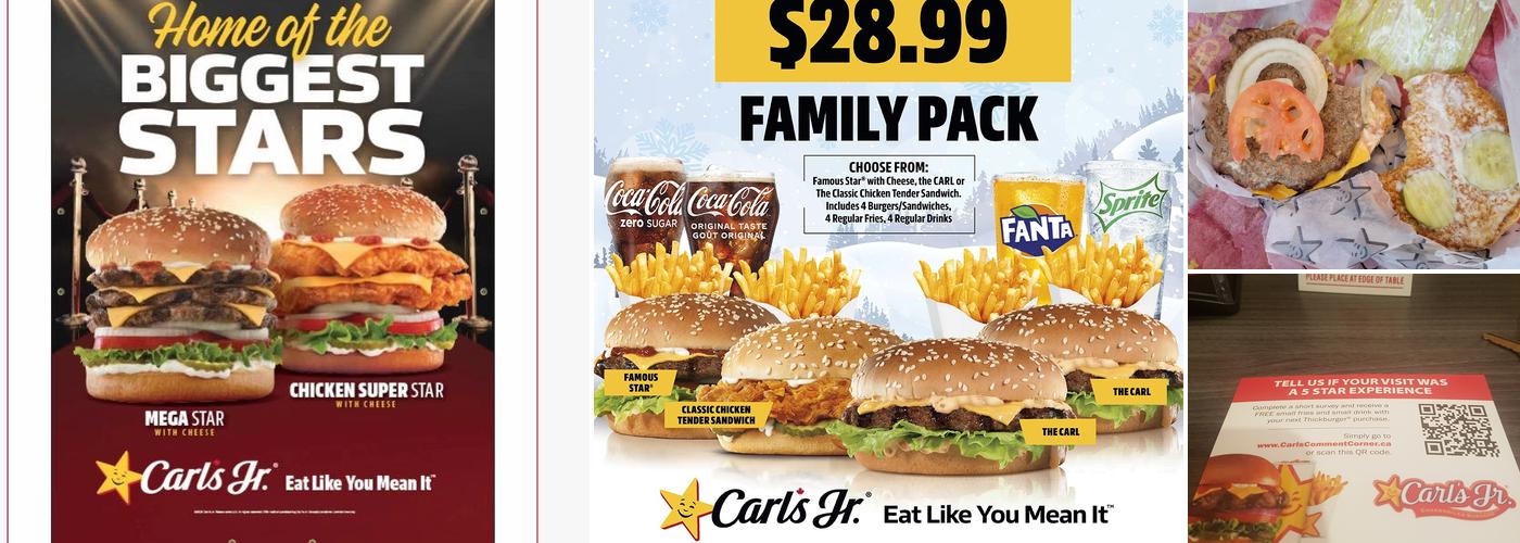 Carl's Jr. Menu