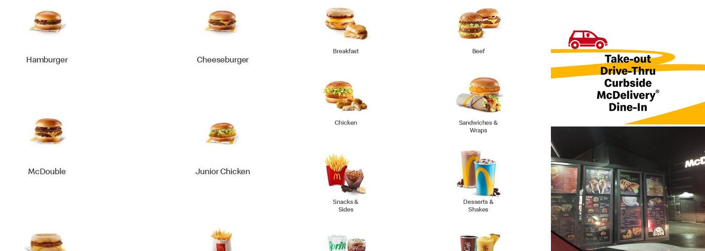 McDonald's Menu