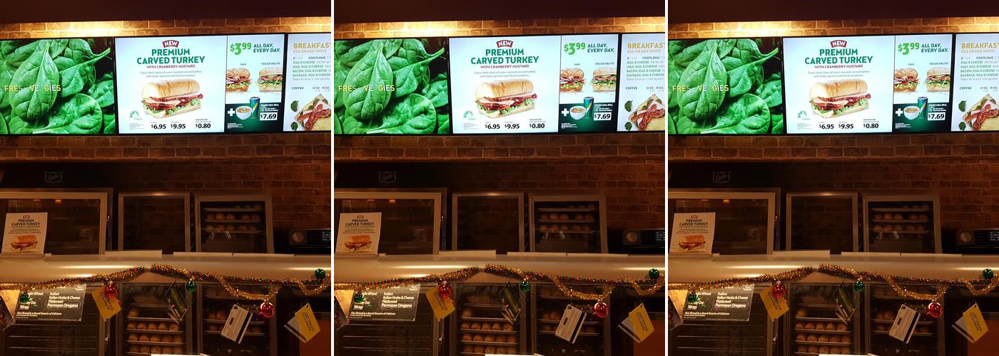 Subway Menu