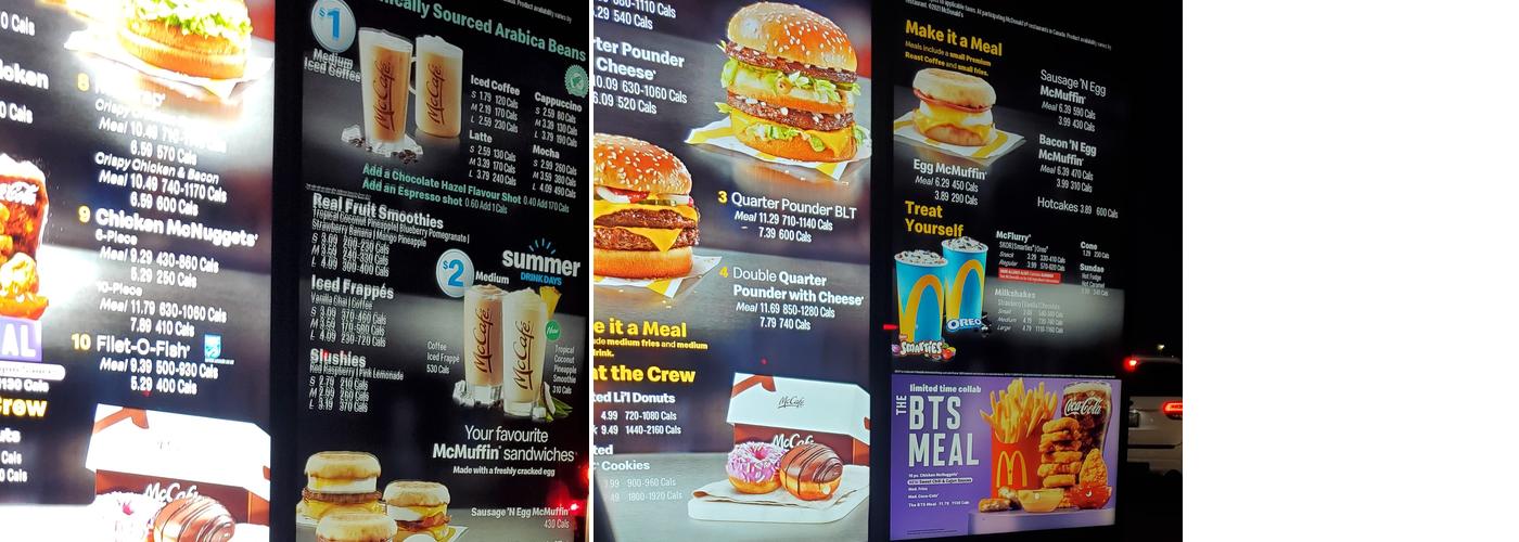 McDonald's Menu