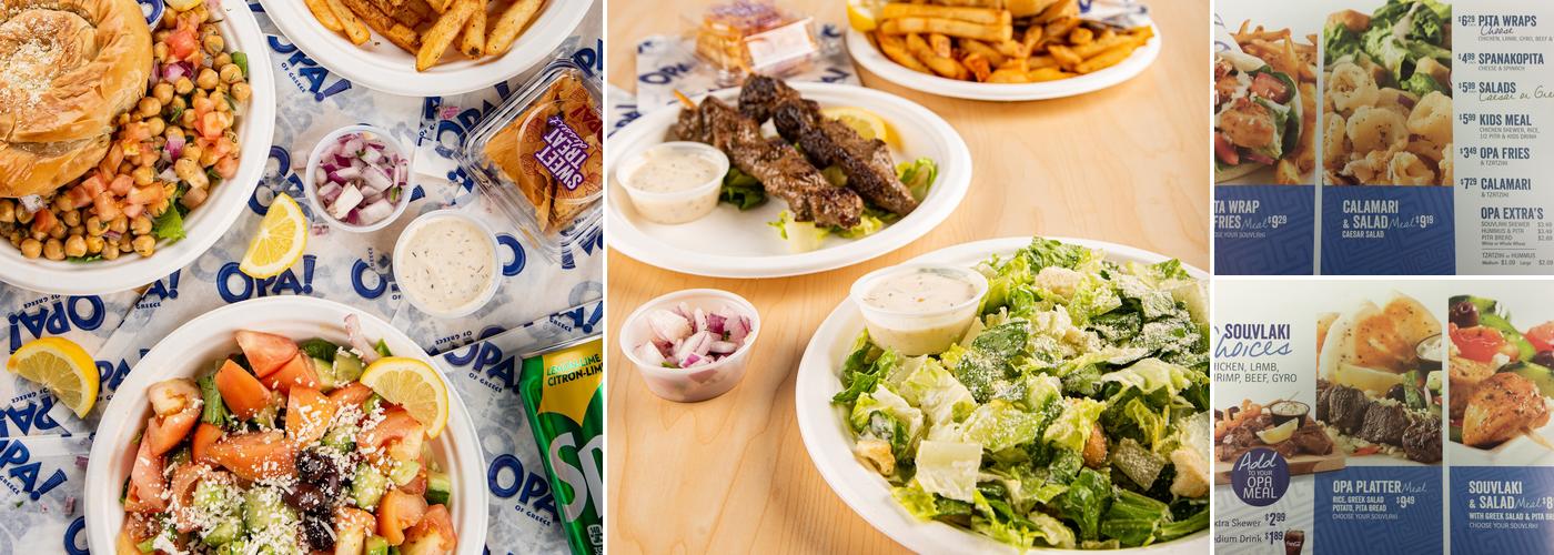 OPA! of Greece Park Place Mall Menu