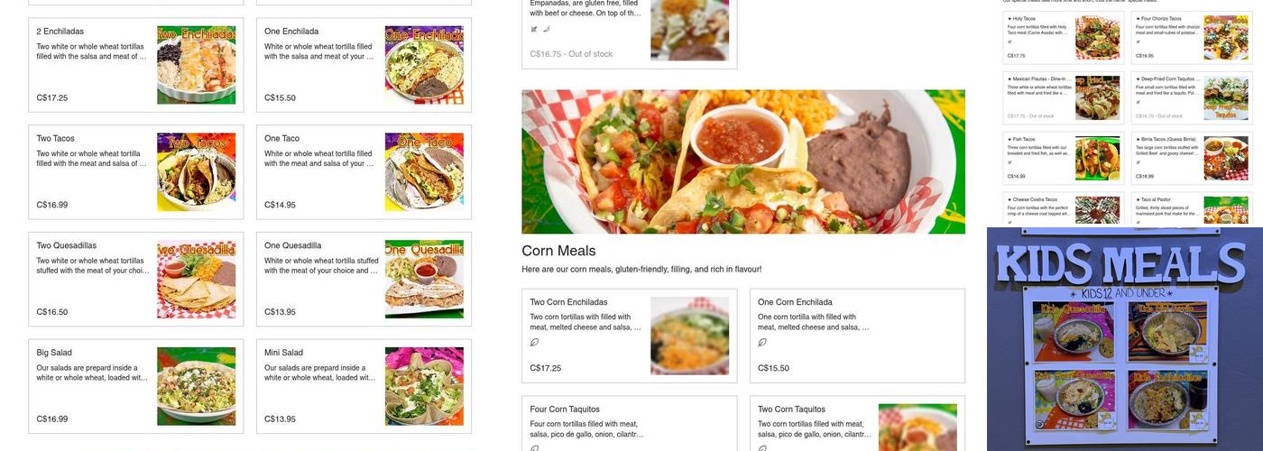 Motte's Cafe Verde Real Mexican Grill Menu