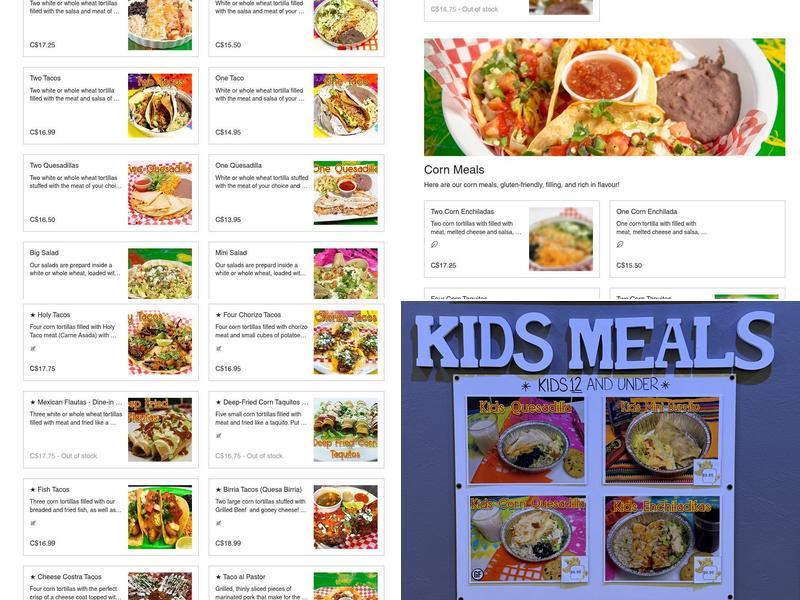 Motte's Cafe Verde Real Mexican Grill Menu
