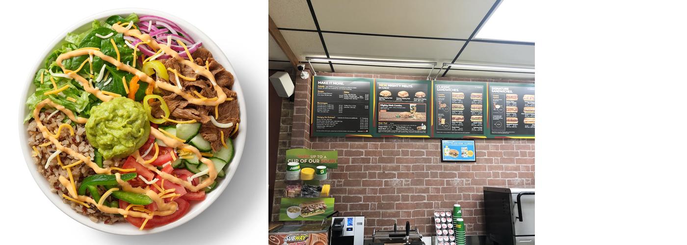 Subway Menu