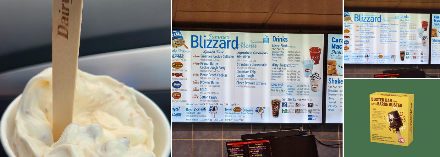 Dairy Queen Menu