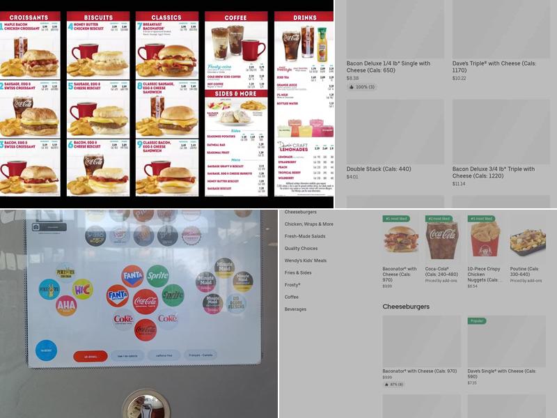 Wendy's Menu