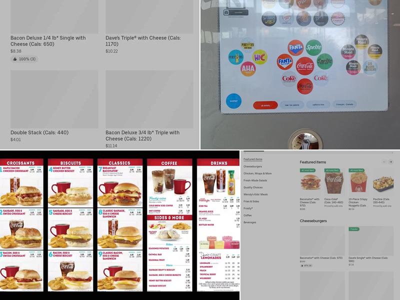Wendy's Menu