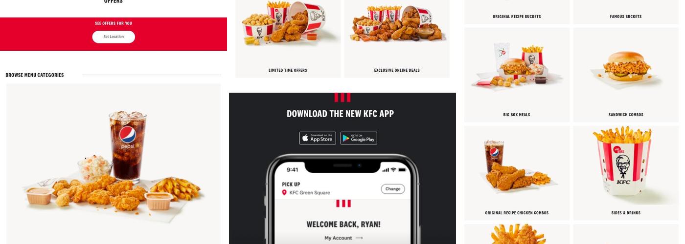 KFC Menu