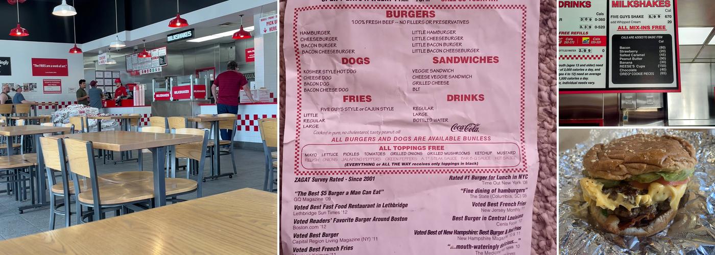 Five Guys Menu