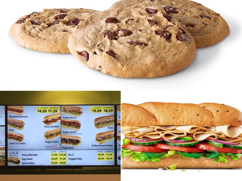 Subway Menu