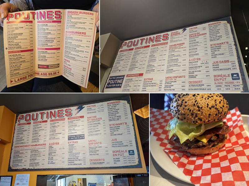 Poutine Centrale Menu