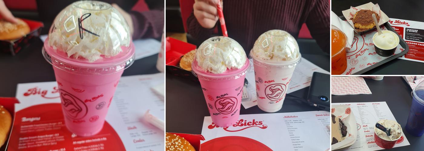 Big Licks Braehead Menu