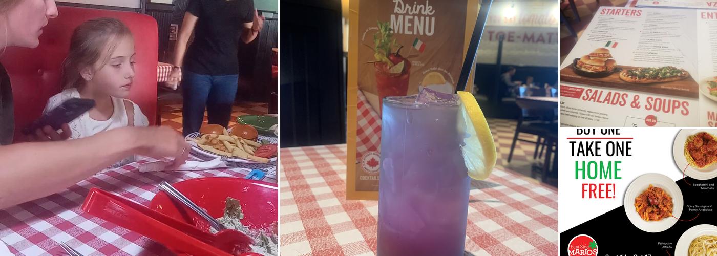 East Side Mario's Menu