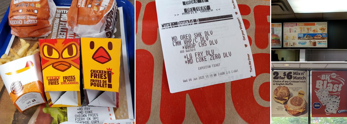 Burger King Menu
