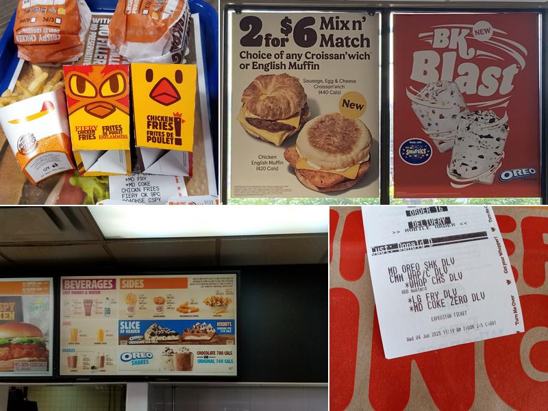 Burger King Menu