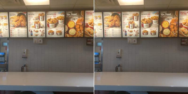 KFC Menu