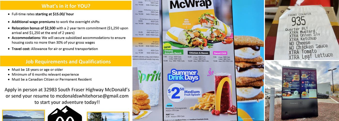 McDonald's Menu