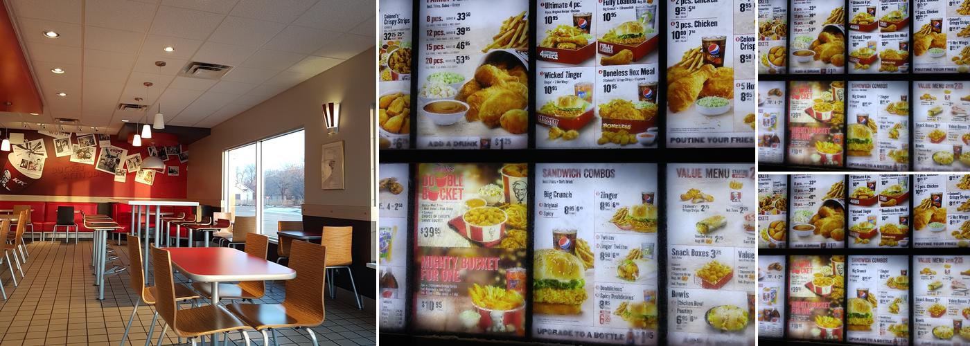KFC Menu