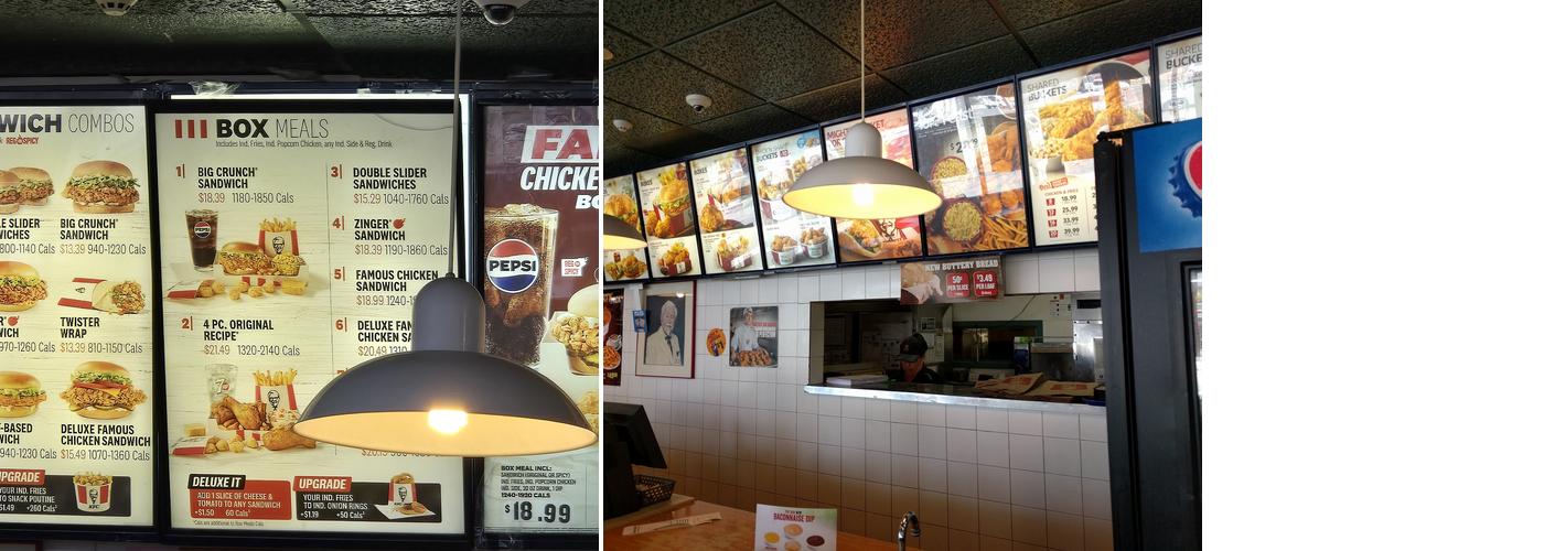 KFC Menu