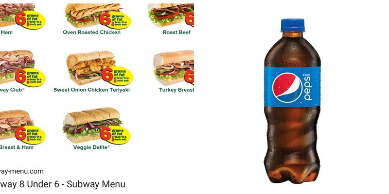 Subway Menu